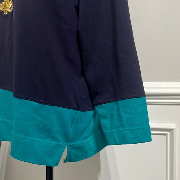 Melbourne Nautical Cowl neck sweatshirt Embroidered Anchor Image Size Large - Picture 7 of 12